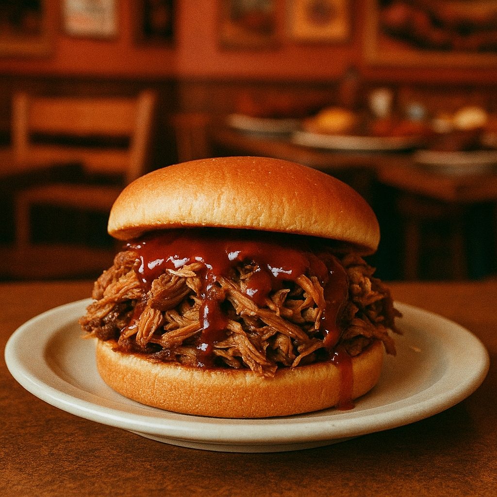 Pulled Pork Sandwich.